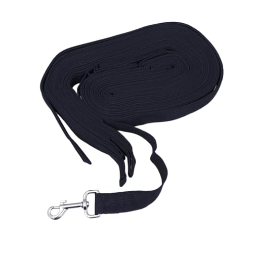 iplusmile Correa de Adiestramiento para Perros Negra de Metros Diseño Resistente y Cómodo con Liberación Rápida para Entrenamiento y Paseo de Mascotas Pequeñas y Medianas