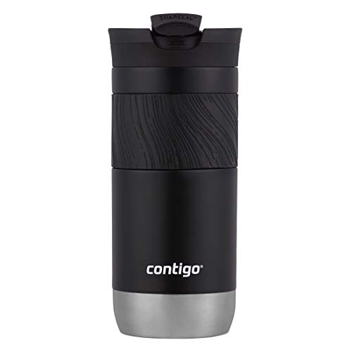 Contigo Byron Vacuum-Insulated Stainless Steel Travel Mug with Leak-Proof Lid, Reusable Coffee Cup or Water Bottle, BPA-Free, Keeps Drinks Hot or Cold for Hours, 16oz, Licorice Contigo Byron Vacuum-Insulated Stainless Steel Travel Mug with Leak-Proof Lid, Reusable Coffee Cup or Water Bottle, BPA-Free, Keeps Drinks Hot or Cold for Hours, 16oz, Licorice