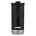 Contigo Byron Vacuum-Insulated Stainless Steel Travel Mug with Leak-Proof Lid Reusable Coffee Mug or Water Bottle BPA-Free 16oz Licorice Keeps Beverages Hot for 6 Hours or Cold for 12 Hours