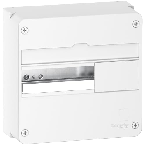 Schneider Electric - Resi9 - Coffret en saillie Blanc (RAL 9003)- 1 rangée de 13 modules - R9H13401