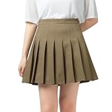 [ByFshow] 制服 スカート 黒 プリーツスカート ミニ インナー付き ひざ丈 無地 通学 ハイウェスト Aライン 女子高生 セーラー服 卒業式