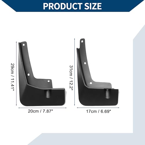 Image of Mud Flaps Splash Guards W /Mount Accessories for Hyundai IX45 2019-2020 Front and Rear Mud Guards 1 Set