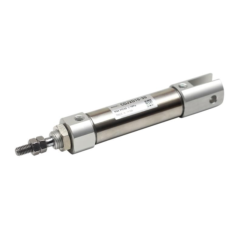 Cilindro neumático CDJ2D10 compacto de doble efecto con carrera de 5 mm 5