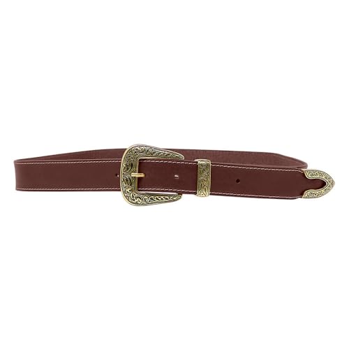 Wrangler Western Belt Femme accessoire de luxe en cuir pleine fleur italien