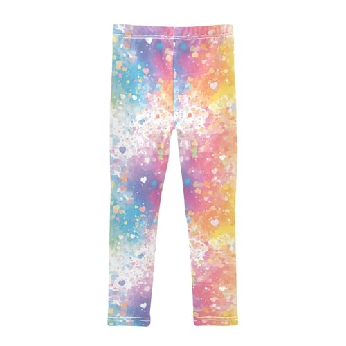 KLL Watercolor Toddler Baby Girl Leggings Fashion High Waisted Lounge Pants Sports2
