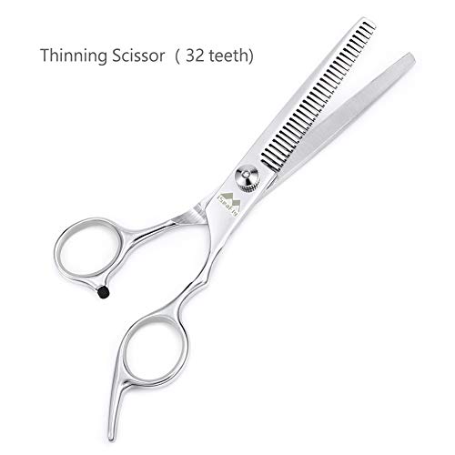 Dog Grooming Scissors Kit With Round Tip, Set Of 5 Cat Dog Scissors, Stainless Steel Pet Grooming Shears, Straight, Curved, Thinning Shears, Comb For Full Body, Face, Nose, Ear & Paw #TOP2