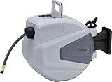 Aurexis Druckluftschlauch-Aufroller, 15m Länge, 3/8 Zoll, Automatische Aufrollfunktion, Wandmontage