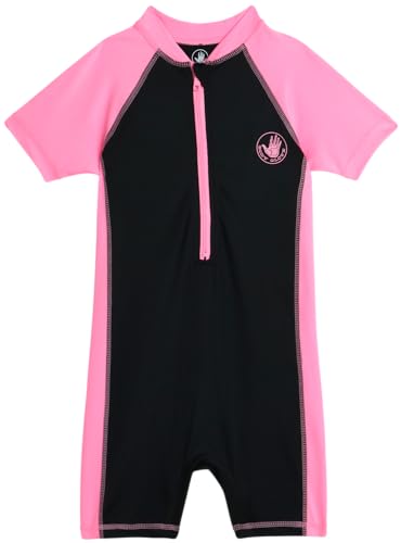 Maillot de bain une pièce manches courtes fille garçon 2T-12
