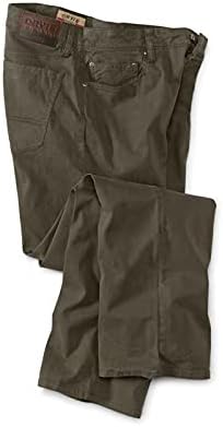 Pocket Stretch Twill Pants 38 Olive