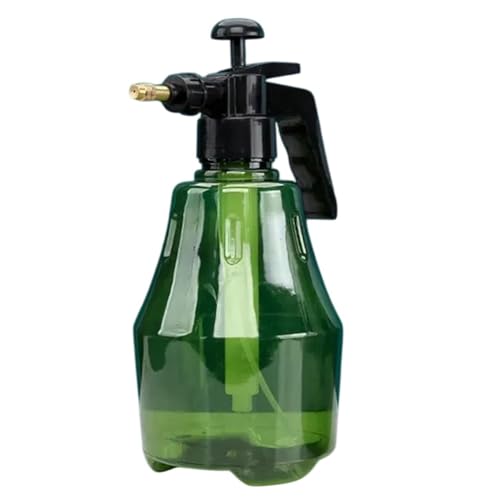 NiuLumea Pulverizador a presión manual transparente de 15 litros, boquilla de modo dual para jardinería y limpieza de coche, botella de riego de plantas PET resistente, color gris