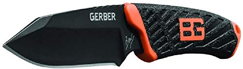 Gerber Bear Grylls Compact Fixed Blade Knife, Fine Edge, Black [31-002946]