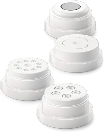 Philips Kitchen Appliances Avance Pasta & noodle Maker 4-in-1 accessory, unique design, shape kit- Shells and Paccheri, Rigatoni, & Macaroni (HR2494/00)