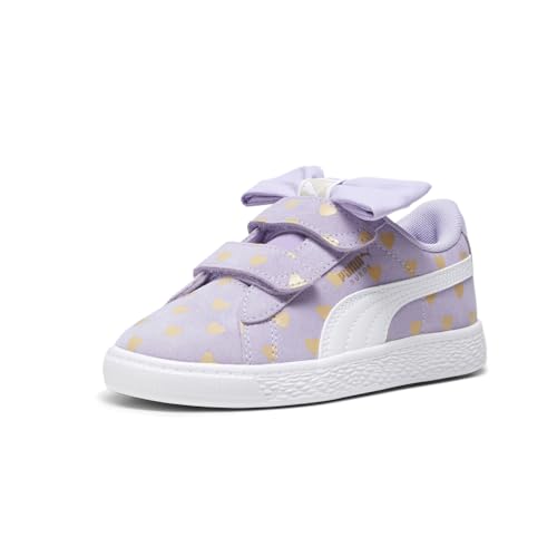 PUMA Kids Girls Suede Classic Lf Re-Bow V Slip On Sneakers Shoes Casual - Purple - Size 2 M2