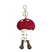 QiKun-Home Fruit en Peluche Jouet Porte-clés Toile Sac Fruit Jouet Pendentif Poupée Porte-clés Fruit Sac À Dos Pendentif Accessoires Champignon
