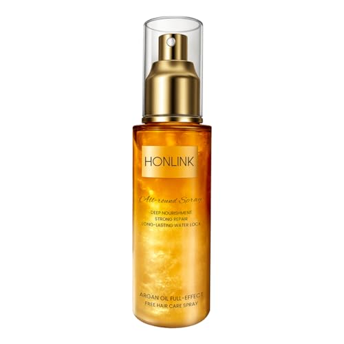 HONLINK Argan Oil Multi-Purpose Hair Care Spray, Lightweight Leave-In Treatment
