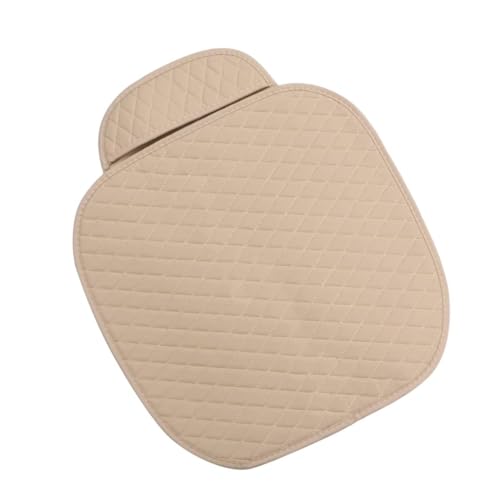 Image of Car Seat Mat Vehicle Seat Cover Car Seat Cushions Front Single Seat Cover (Pack of 01) (Car Seat Cover Cream)