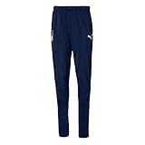 Zwei Reißverschlusstaschen PUMA Herren FIGC Training Pant w.z/p Jogginghose, Peacoat Team Gold, M