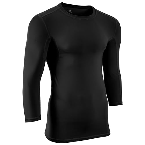 CHAMPRO Lightning Men's Three-Quarter Sleeve Compression Shirt Baselayer for Football, Basketball, Baseball2