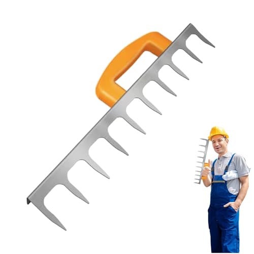 Strumento professionale per la creazione di piastrelle per pavimentazione di pavimenti, spatola con denti per malta, Cazzuola precisa per livellamento del calcestruzzo, Set di cazzuole professionali p