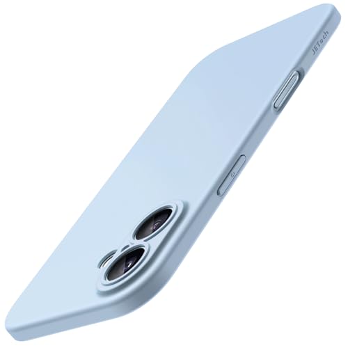 Image of JETech Slim Case for iPhone 17 6.3-Inch, Ultra-Thin Lightweight Minimalist Phone Cover with Camera Lens Protection, Matte Anti-Fingerprint Finish (Mist Blue)