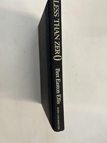 Less Than Zero 0671543296 Book Cover