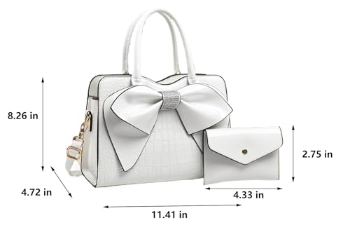 Image of JHVYF Women Tote bag Satchel Purses and Handbags for Women Shoulder Bags Bow Purse