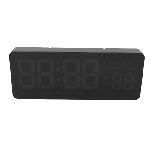 Reloj de pared digital colorido con control remoto y dígitos LED 5