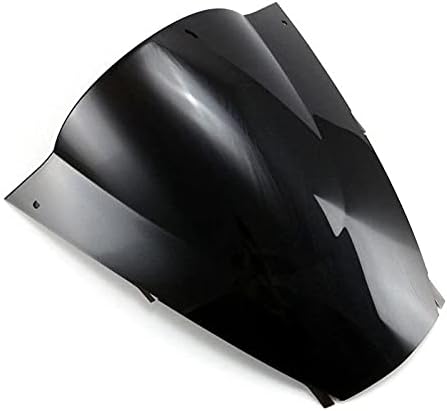 Black Windshield Windscreen Fit for Kawasaki Ninja ZX12R 2002 2003 2004 2005 2006 ZX-12R 02 03 04 05 06 Wind Deflector Motorcycle Front ABS Plastic Wind Screen