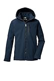 killtec Herren Softshelljacke/Outdoorjacke mit Kapuze KOS 369 MN SFTSHLL JCKT, nachtblau, 4XL, 44957-000
