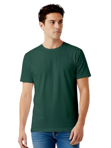 Image of 100% PIMA Cotton T Shirt for Man | Premium Men T-Shirts Regular Fit | Half Sleeve Round Neck Cotton Tshirt for Man | Mens Tees Made for Indian Climate | Available in 10 Colours