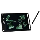 Portronics Ruffpad 8.5E Re-Writable LCD Writing Pad with Screen 21.5cm (8.5-inch) for Drawing, Playing, Handwriting Gifts for Kids & Adults,(Black)