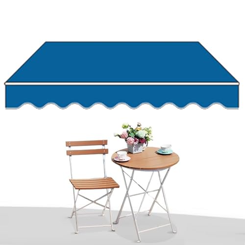 Tenda parasole estensibile per esterni, con bracci articolati, protezione UV, montaggio a parete e manovella, disponibile in 2 x 1,5 m, 3 x 2,5 m, 4 x 3 m, 5 x 3 m, per patio e balcone