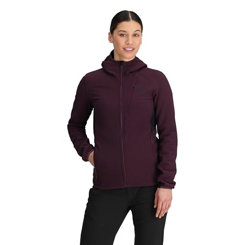 Outdoor Research Women's Vigor Plus Fleece Hoodie | Wind & Water Resistant, 3 Panel Hood, Movement Mirroring Fabric