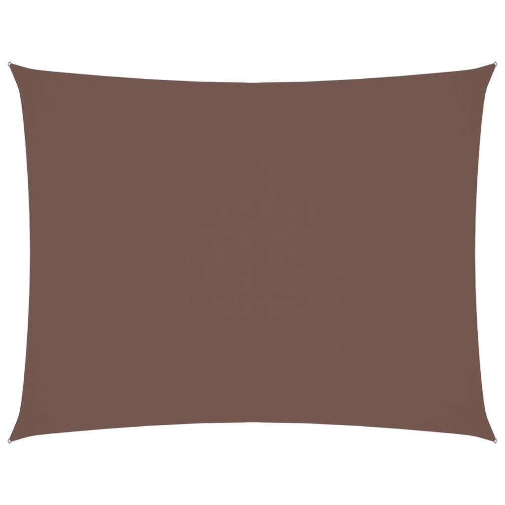 vidaXL Sunshade Sail Lawn Garden Outdoor Balcony Sun Sail Tarp Sunscreen Patio Shade Canopy Sunshade Oxford Fabric Rectangular 4x6 m Brown โ image 1