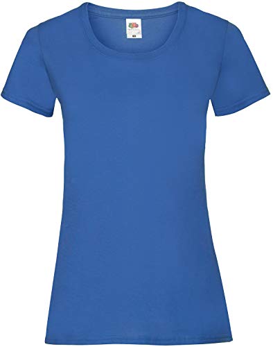 Basic T-Shirt Valueweight - für Damen Farbe royal Größe M