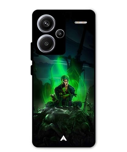 Image of Premium Anime 1 Case for Xiaomi Redmi Note 13 Pro Plus (Glossy Finish) Soft-Touch Metal TPU Back Cover, Shockproof, Designer, Aesthetic Mobile Phone Case