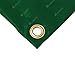 Price comparison product image Bishop 610gsm Heavy Duty PVC Tarpaulins, made to measure (4.0m x 6.0m, Green)