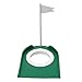 Golf Putting Cup Practice, Putting CupHole Putter Practice Trainer Tool Indoor Outdoor Plastic Golf Practice Aid with Adjustable Hole White Flag for Home Office Backyard Golfing