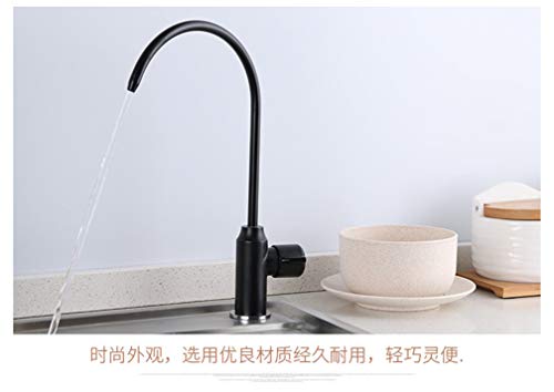 Mitigeur de cuisine robinets de filtre à eau potable noir évier - 4