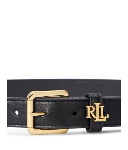 Lauren Ralph Lauren Women's Logo-Keeper Leather Skinny Belt2