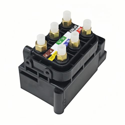 LUFASODERLING 2123200358 Bloque de Válvulas Suspensión W221 W164 Neumática Compatible Para Mercedes-Benz W164 W166 W221 W251 GL320 GL350 CL550 ML250 ML63 S350 S400 S550 S600 R320 R350 R500 A2123200358