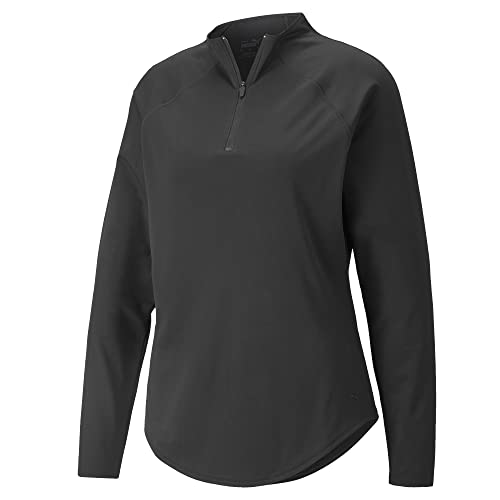 Suéter Puma Golf Shine mujer con cremallera un cuarto ligera