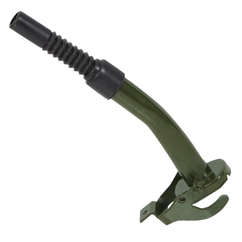 Flexible Metal Jerry Can Pouring Spout - Nozzle Leak Proof Precise Pouring | Strong Quality Durable & Long Lasting | For Petrol Diesel Oil & Gasoline | Clamp Down For Accuracy