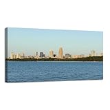 Large Canvas Wall Art buffalo ny skyline buffalos pictures Canvas Prints Framed Painting Modern Artwork Abstract Stretched Poster Home Decoration Unique Gift 30'x60'