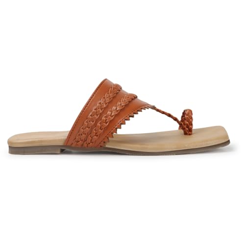 Image of TRASE Casual Flat Slippers For Women Sandals Stylish Footwear Flats Slippers Fashion Girls Chappal Ladies Sandal Daily Use, Ladies Sandals For Women Flat (46037)