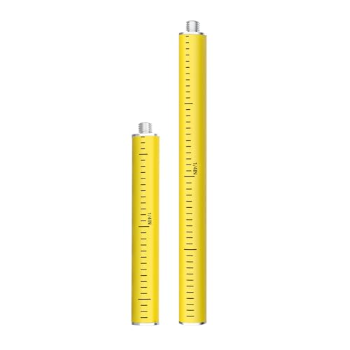 Huepar Extending Laser Level Pole Kit with 8Inch & 12Inch Poles for Huepar LP36A Adjustable Telescoping Laser Pole