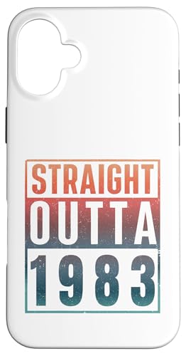 Straight Outta 1983 Birth Of Birthday Classic 1983 Vintage �X�}�z�P�[�X iPhone 16 Plus �p