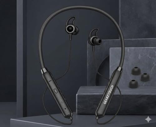 Image of STYLIZ'E Neckband With Cooper Speaker, C Type Charging, Lightweight, Extra Bass Crystal Sound, 300mAh, BT 5.1, 250H Standby,8H Playtime,Sweat &Water Resistance,Lightweight,Clear Voice- GREY