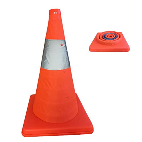 CZ-XING Multi Purpose Inklapbare Veiligheid Verkeerskonk - Reflecterende Veiligheid Kegel, Werkgebied Bescherming, Noodweg Barrier