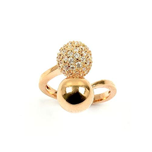 Bague toi et moi pavé or 18 carats le cadeau romantique idéal pour célébrer l'amour